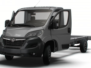 Opel Movano Chassis HQInterior SCab 4035WBXL 2023 Modelo 3D