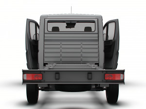 Opel Movano Chassis HQInterior SCab 4035WBXL 2023 Modelo 3D