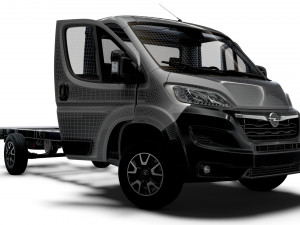 Opel Movano Chassis HQInterior SCab 4035WBXL 2023 Modelo 3D