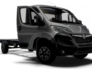 Opel Movano Chassis HQInterior SCab 4035WBXL 2023 3D Model