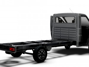 Opel Movano Chassis HQInterior SCab 4035WBXL 2023 Modelo 3D