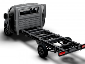 Opel Movano Chassis HQInterior SCab 4035WBXL 2023 Modelo 3D