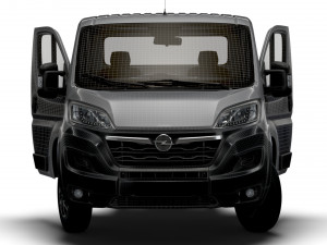 Opel Movano Chassis HQInterior SCab 4035WBXL 2023 Modelo 3D