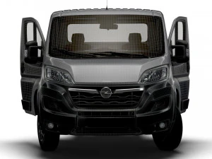 Opel Movano Chassis HQInterior SCab 4035WBXL 2023 3D Model