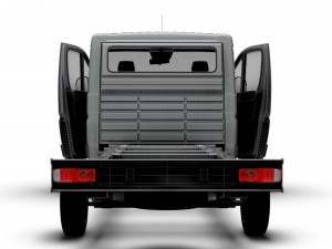 Opel Movano Chassis HQInterior SCab 4035WBXL 2023 Modelo 3D