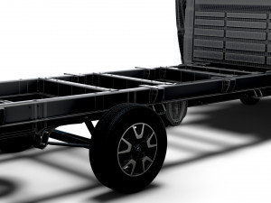 Opel Movano Chassis HQInterior SCab 4035WBXL 2023 Modelo 3D