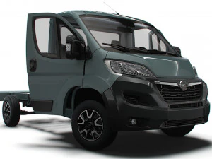 Opel Movano Chassis Caminh&atilde;o SCab 3450WB HQInterior 2023 Modelo 3D