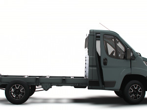 Opel Movano Chassis Truck SCab 3450WB HQInterior 2023 Model 3D
