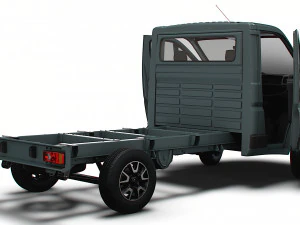 Opel Movano Chassis Truck SCab 3450WB HQInterior 2023 3D Model