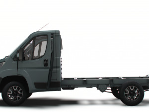 Opel Movano Chassis Truck SCab 3450WB HQInterior 2023 Model 3D