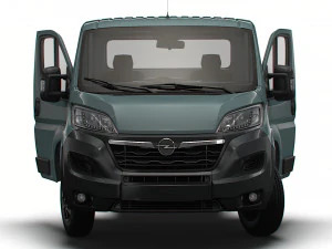 Opel Movano Chassis Truck SCab 3450WB HQInterior 2023 3D Model