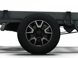 Opel Movano Chassis Truck SCab 3450WB HQInterior 2023 Model 3D