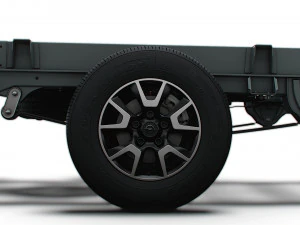 Opel Movano Chassis Truck SCab 3450WB HQInterior 2023 3D Model