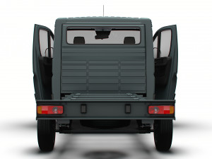 Opel Movano Chassis Truck SCab 3450WB HQInterior 2023 Model 3D