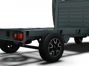 Opel Movano Chassis Truck SCab 3450WB HQInterior 2023 Model 3D