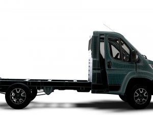 Opel Movano Chassis Truck SCab 3450WB HQInterior 2023 3D Model