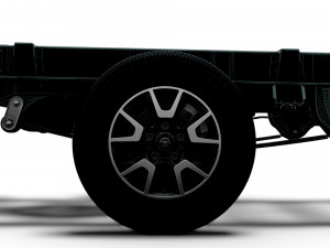 Opel Movano Chassis Truck SCab 3450WB HQInterior 2023 Model 3D