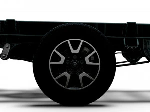 Opel Movano Chassis Truck SCab 3450WB HQInterior 2023 3D Model