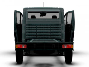 Opel Movano Chassis Truck SCab 3450WB HQInterior 2023 3D Model