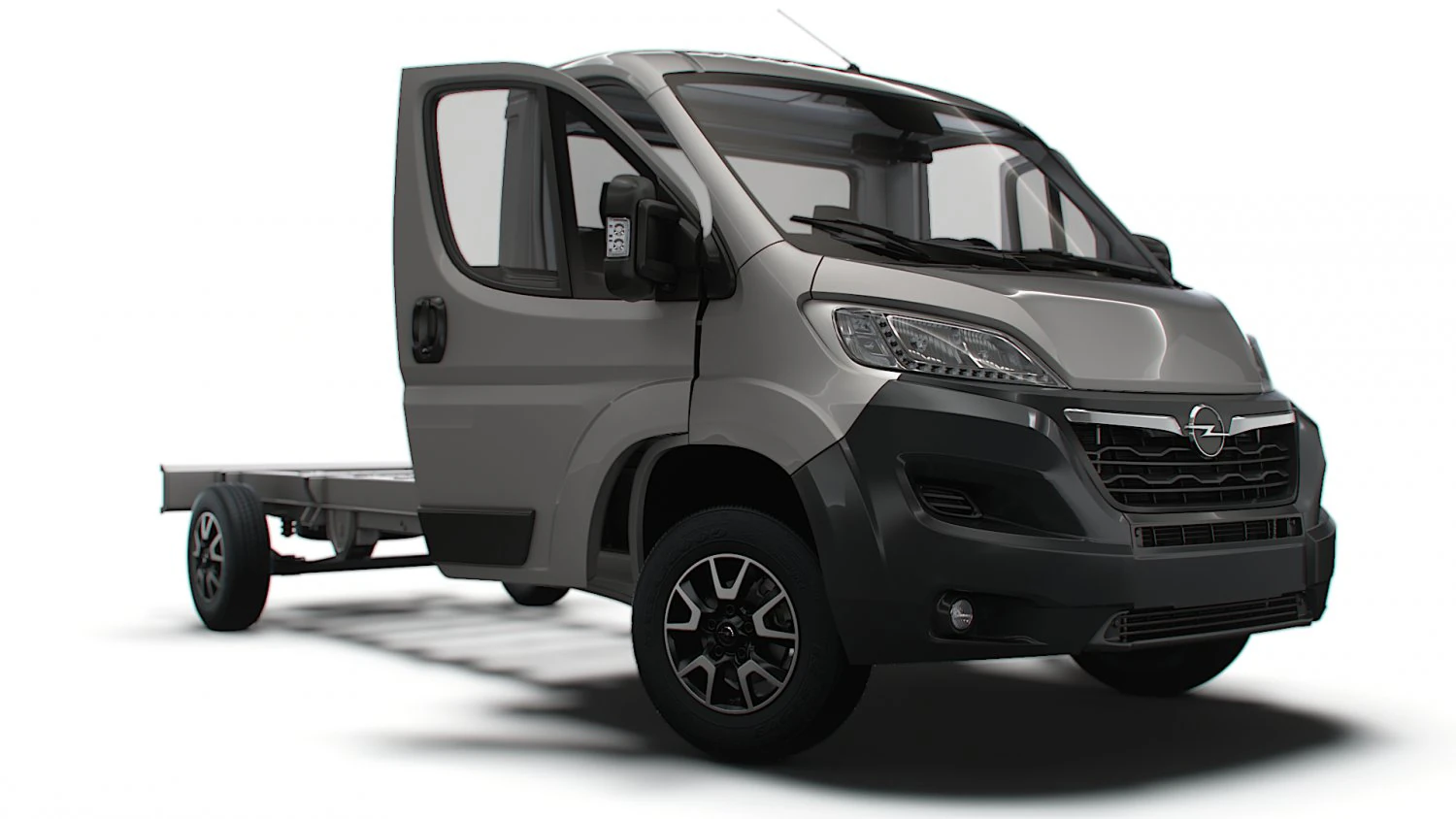 Opel Movano Chassis Truck SCab 4300WB HQInterior 2023 3D Model .c4d .max .obj .3ds .fbx .stl .blend