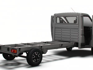 Opel Movano Chassis Truck SCab 4300WB HQInterior 2023 3D Model