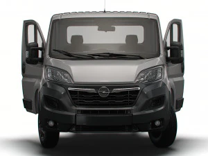 Opel Movano Chassis Truck SCab 4300WB HQInterior 2023 3D Model