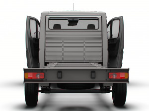 Opel Movano Chassis Truck SCab 4300WB HQInterior 2023 3D Model