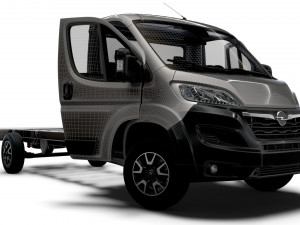 Opel Movano Chassis Truck SCab 4300WB HQInterior 2023 3D Model