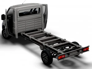 Opel Movano Chassis Truck SCab 4300WB HQInterior 2023 3D Model