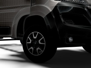 Opel Movano Chassis Truck SCab 4300WB HQInterior 2023 3D Model