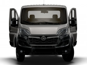 Opel Movano Chassis Truck SCab 4300WB HQInterior 2023 3D Model