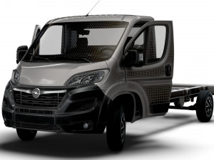 Opel Movano Chassis Truck SCab 4300WB HQInterior 2023 3D Model