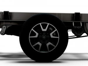 Opel Movano Chassis Truck SCab 4300WB HQInterior 2023 3D Model
