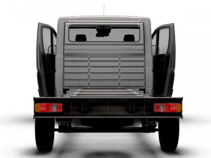 Opel Movano Chassis Truck SCab 4300WB HQInterior 2023 3D Model