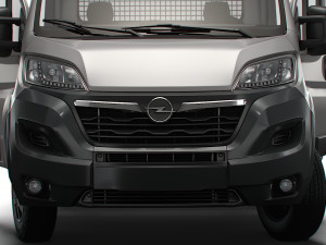 Opel Movano SingleCab Tipper HQInterior 2023 3D 모델