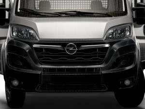 Opel Movano SingleCab Tipper HQInterior 2023 3D 모델