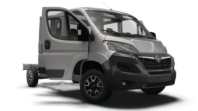 Opel Movano Chassis HQInterior CrCab 3800WB 2023 3D-Modell .c4d .max .obj .3ds .fbx .stl .blend 