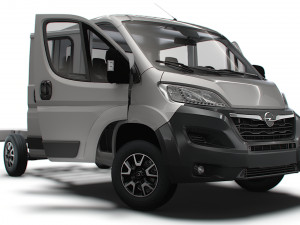 Opel Movano Chassis HQInterior CrCab 3800WB 2023 3D 模型