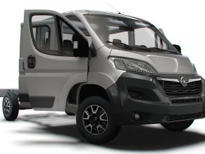Opel Movano Chassi HQ Interior CrCab 3800WB 2023 Modelo 3D