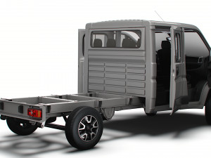 Opel Movano Chassis HQInterior CrCab 3800WB 2023 3D-Modell