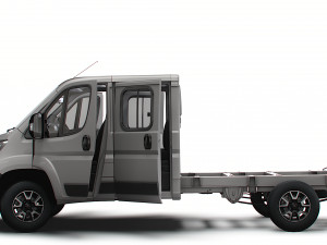 Opel Movano Chassis HQInterior CrCab 3800WB 2023 3D-Modell
