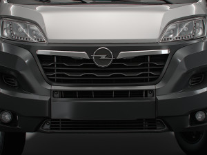 Opel Movano Chassis HQInterior CrCab 3800WB 2023 3D-Modell