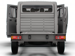 Opel Movano Chassis HQInterior CrCab 3800WB 2023 3D-Modell