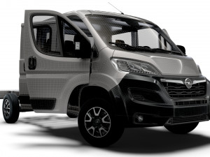 Opel Movano Chassis HQInterior CrCab 3800WB 2023 3D-Modell
