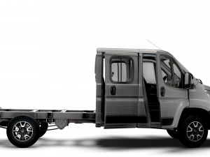Opel Movano Chassis HQInterior CrCab 3800WB 2023 3D-Modell