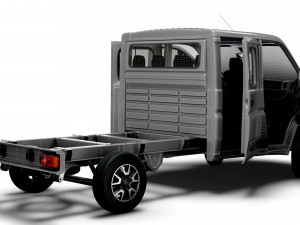 Opel Movano Chassis HQInterior CrCab 3800WB 2023 3D-Modell
