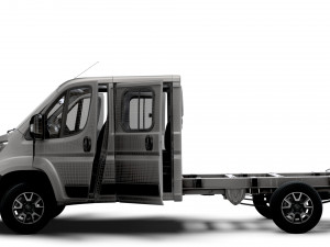 Opel Movano Chassis HQInterior CrCab 3800WB 2023 3D-Modell