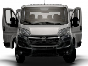 Opel Movano Chassis HQInterior CrCab 3800WB 2023 3D-Modell