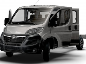 Opel Movano Chassis HQInterior CrCab 3800WB 2023 3D-Modell