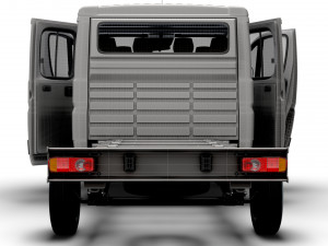 Opel Movano Chassis HQInterior CrCab 3800WB 2023 3D-Modell